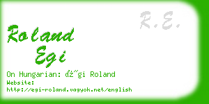 roland egi business card